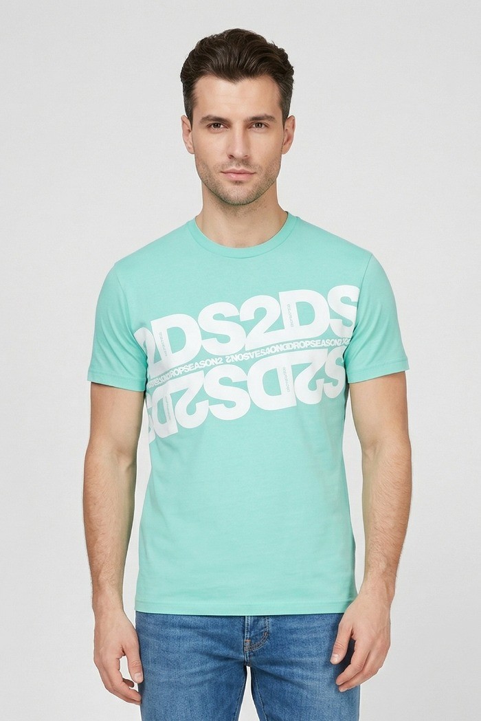Drop Season 2 t-shirt girocollo in cotone SS26257 [d792ecbb]