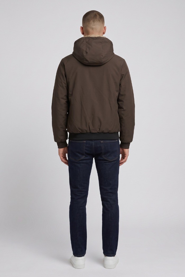 Markup bomber reversibile con cappuccio MK24008 [612ba951]