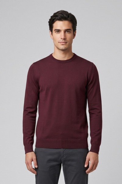 Markup maglia girocollo in misto viscosa MK20010 [22e78325]