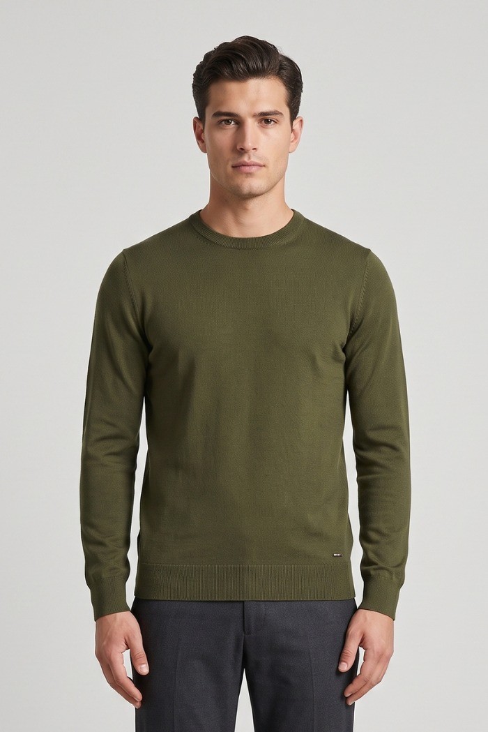 Markup maglia girocollo in misto viscosa MK20010 [516a38c4]