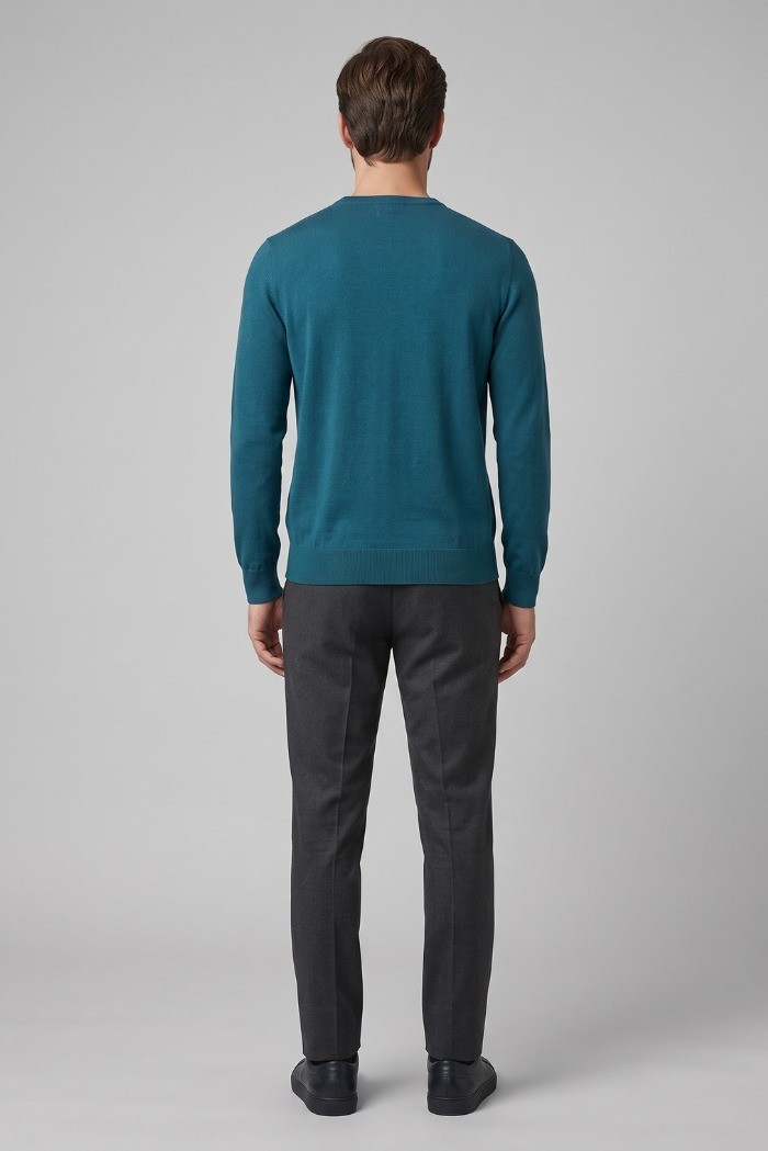 Markup maglia girocollo in misto viscosa MK20010 [409de872]