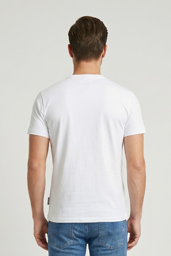 Icon t-shirt in cotone con maxi stampa logo IUT001 [8e08dd9d]