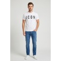 Icon t-shirt in cotone con maxi stampa logo IUT001 [39151c99]