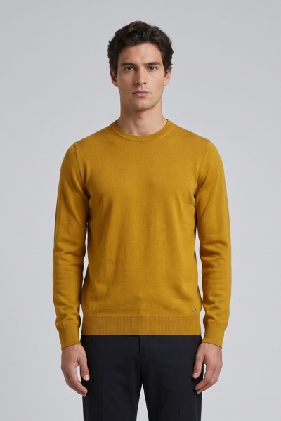 Markup maglia girocollo in misto viscosa MK20010 [be7f5675]
