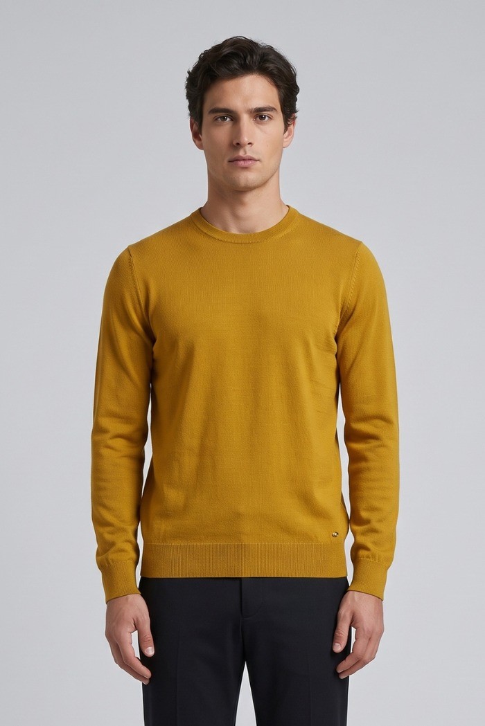 Markup maglia girocollo in misto viscosa MK20010 [be7f5675]