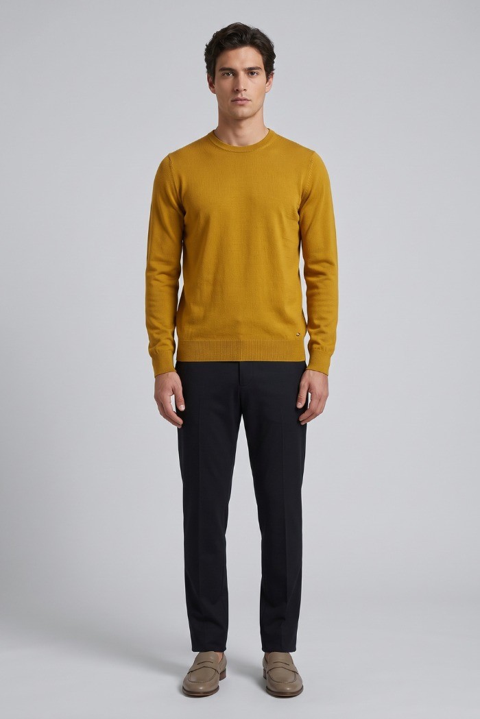 Markup maglia girocollo in misto viscosa MK20010 [d044d47c]