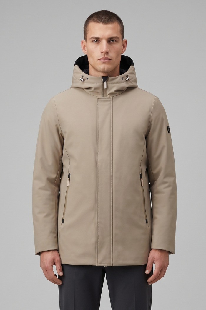 Markup parka lungo in tessuto tecnico MK24007 [f4a0479f]