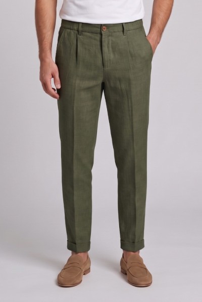 Squad2 pantalaccio in lino e cotone Rodi 226027 — 805219040079499_3