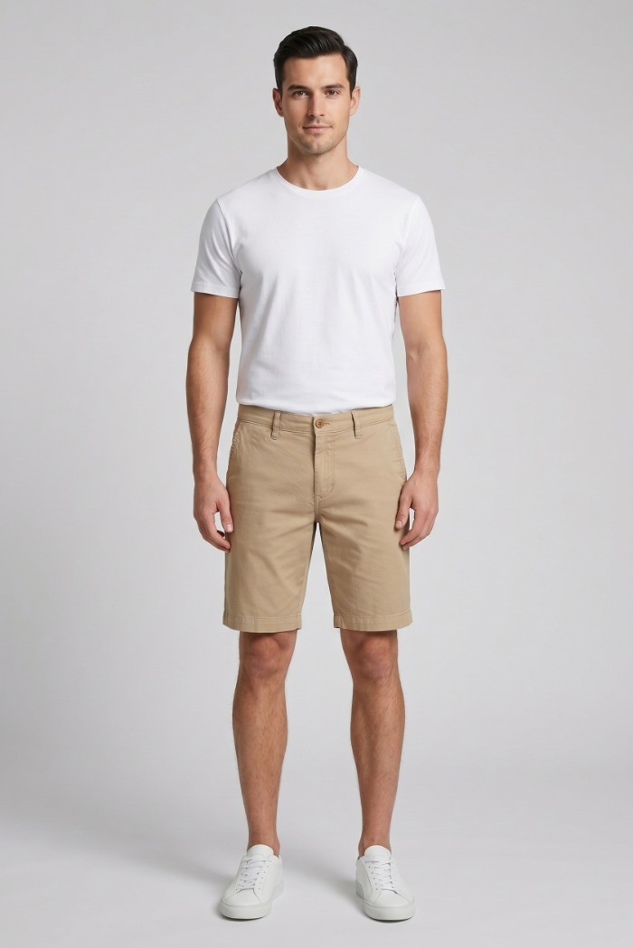 Squad2 bermuda in misto lino e cotone Fermani 226090 [231e3744]
