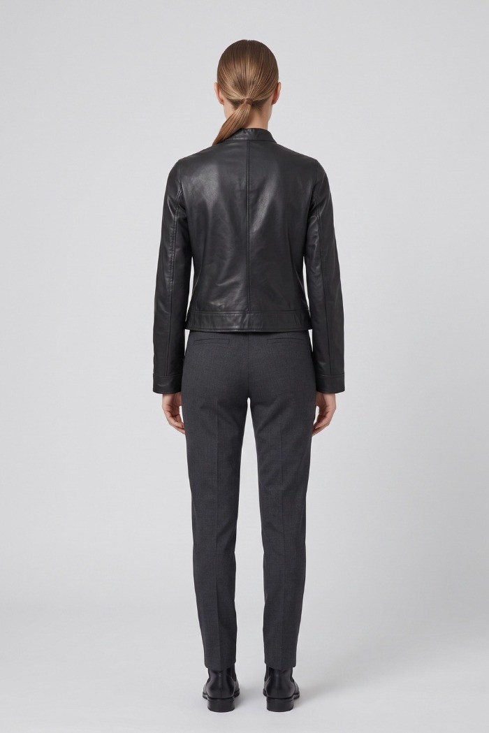 Markup giubbino biker in ecopelle MW2640018 [c36f0cb5]