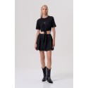 Fracomina t-shirt cropped in jersey con nodo fr26st3028j401g1 [491a6f0e]