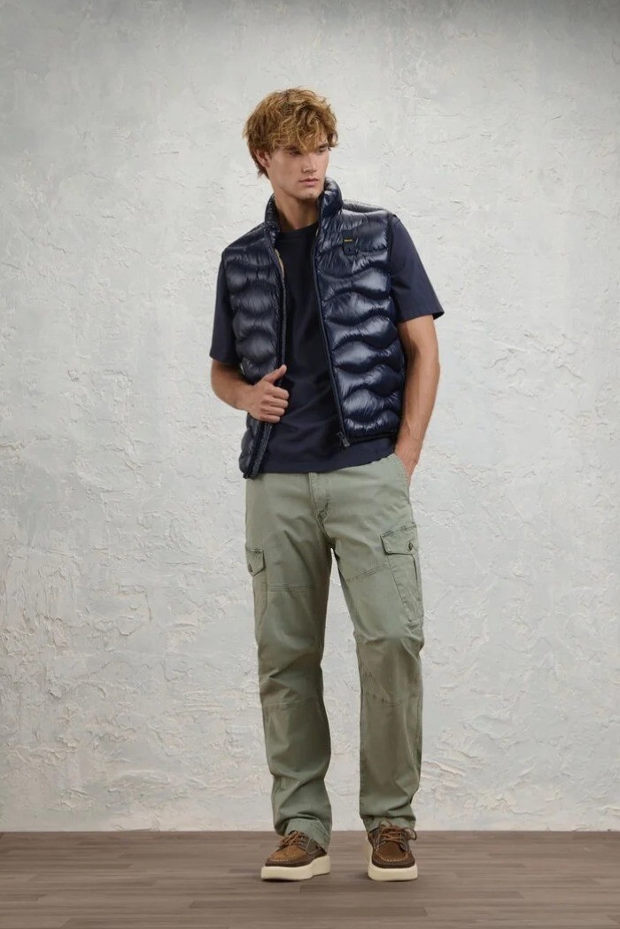 Blauer smanicato ad onde Danny 26WBLUX02055-005958 [47e7d4b0]