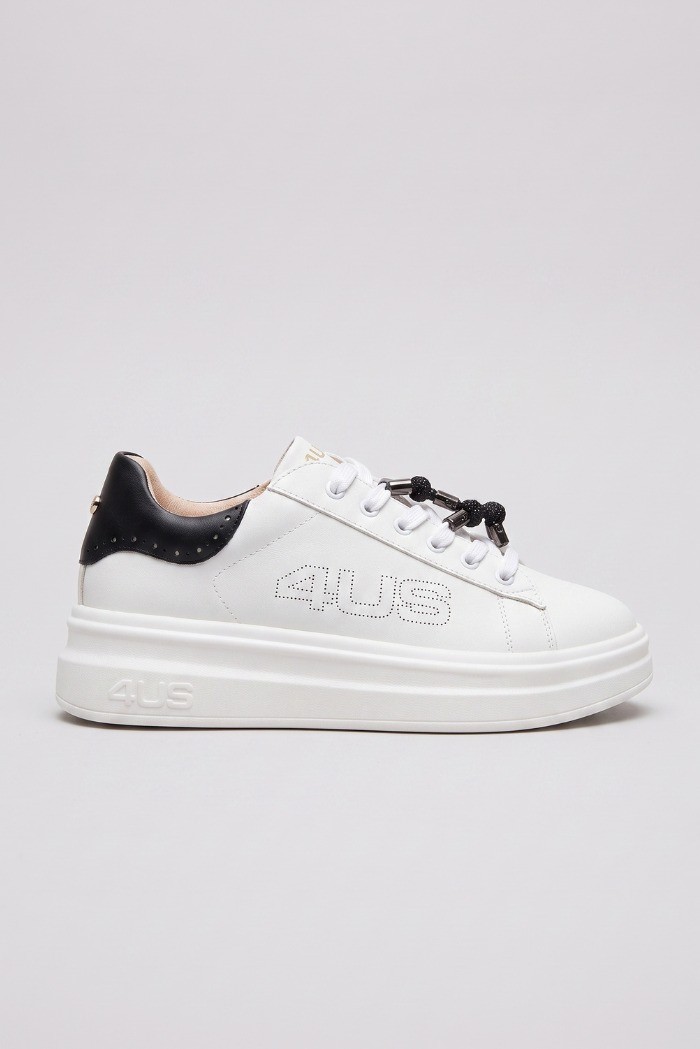 4US Paciotti sneakers in pelle con fondo alto 4bx251 [6abff395]