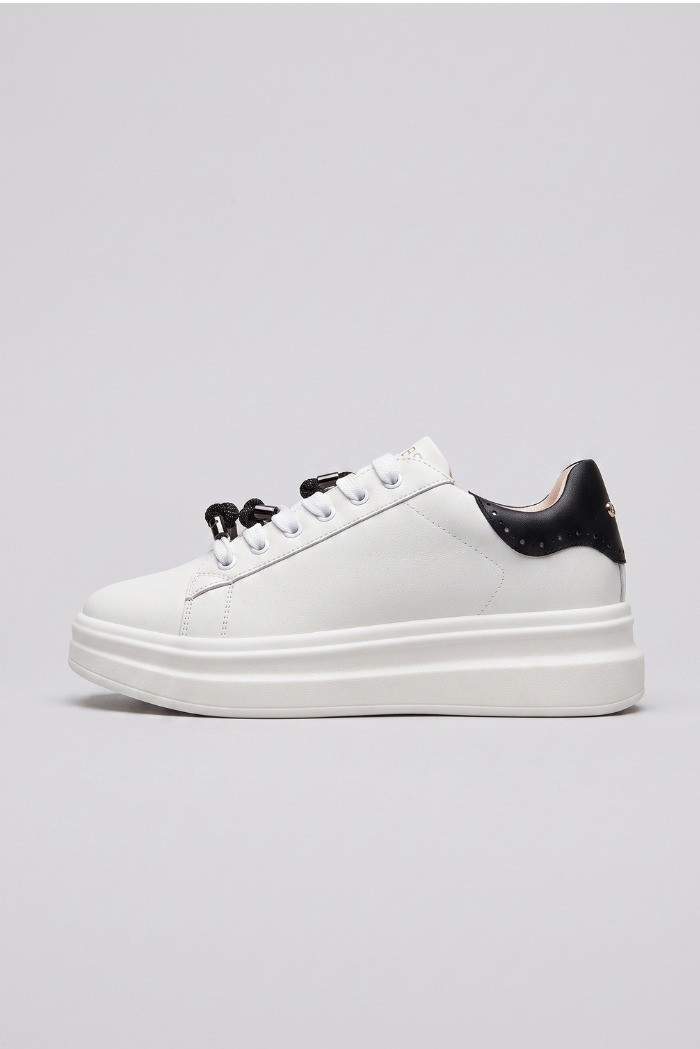 4US Paciotti sneakers in pelle con fondo alto 4BX251 [b399b098]