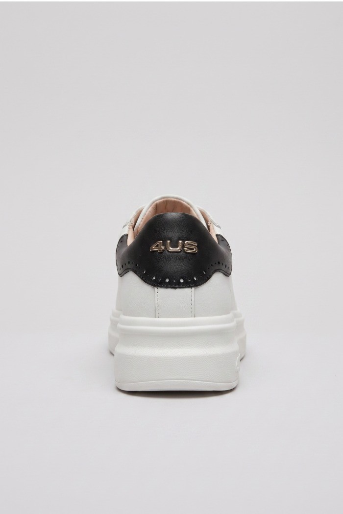 4US Paciotti sneakers in pelle con fondo alto 4BX251 [01d43682]