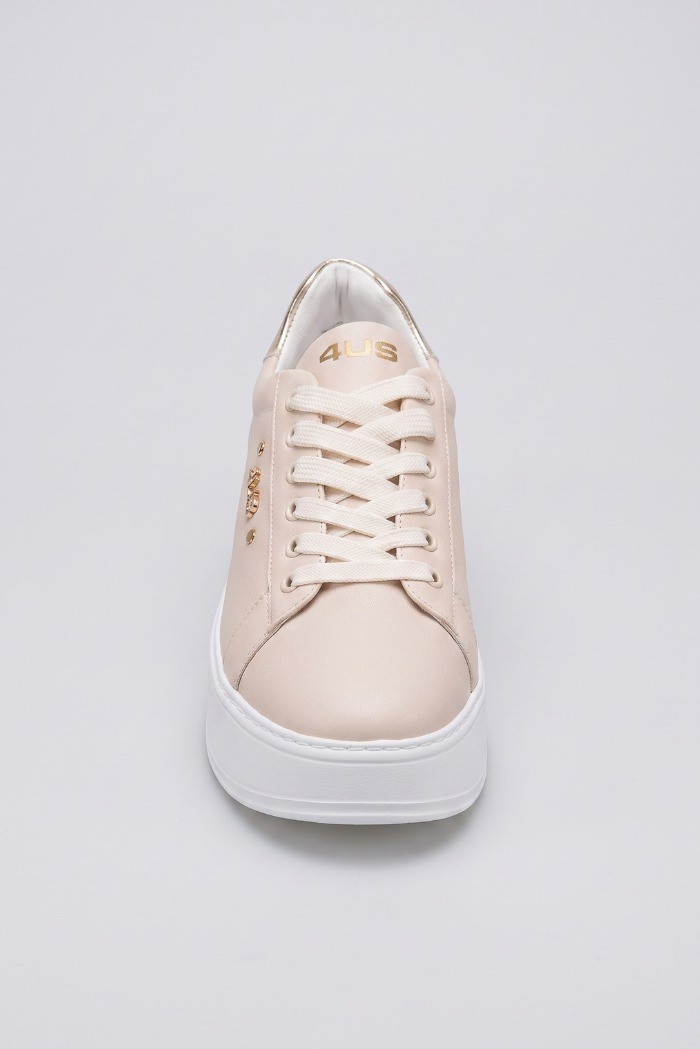 4US Paciotti sneaker platform con inserti a contrasto 4BX102 [014b9135]