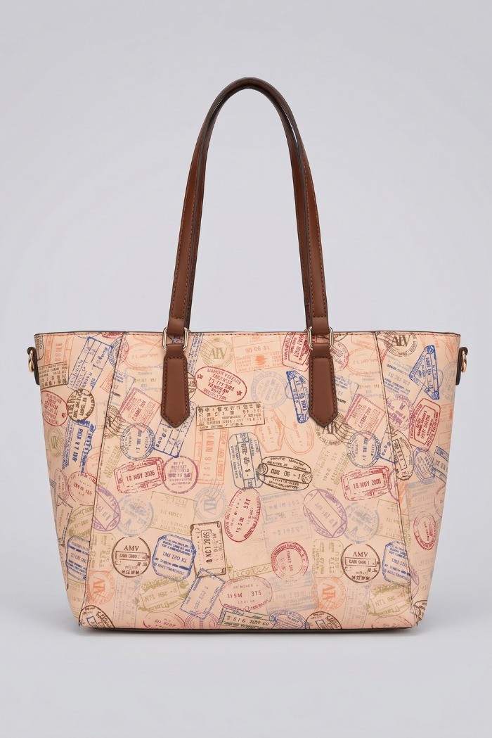 ALV by Alviero Martini borsa shopping large Passport Classic ALVB7101 [bdbde169]