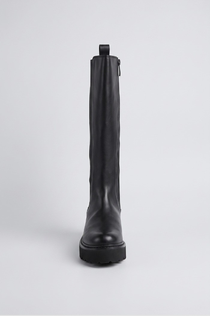 Cult stivale alto in pelle con elastici Slash CLW3310 [645d3deb]