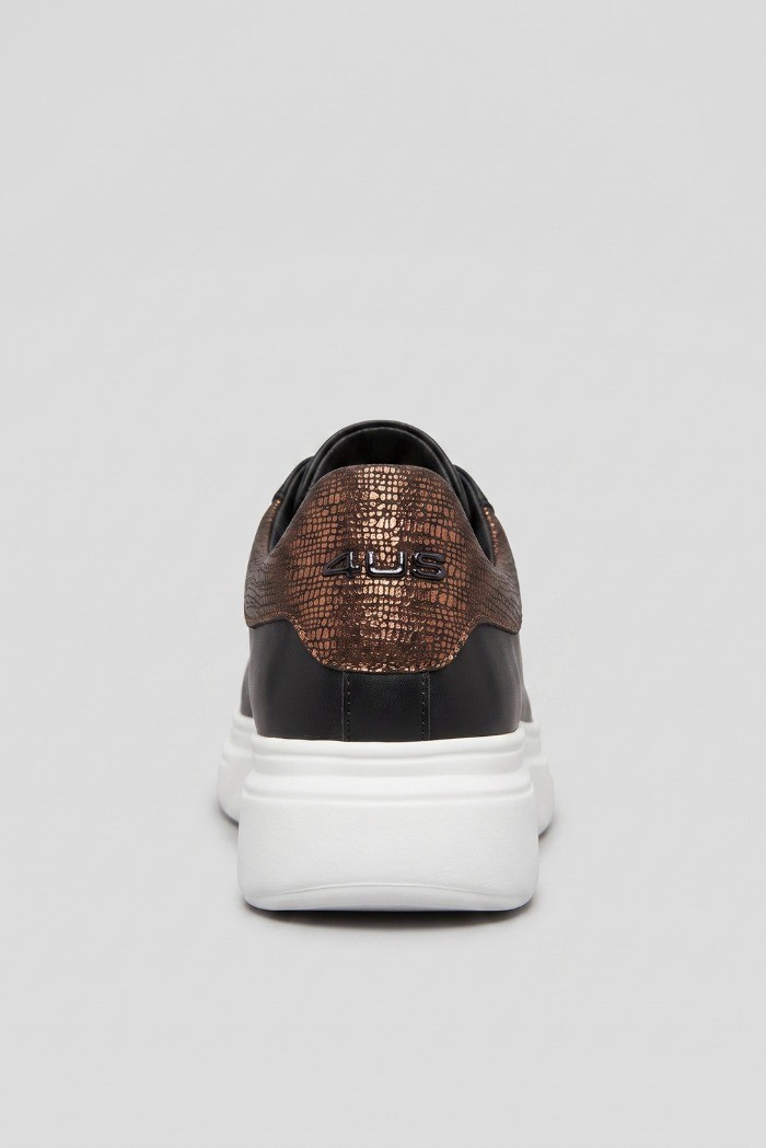 4US Paciotti sneaker in pelle a contrasto 4BX253 [52dba615]