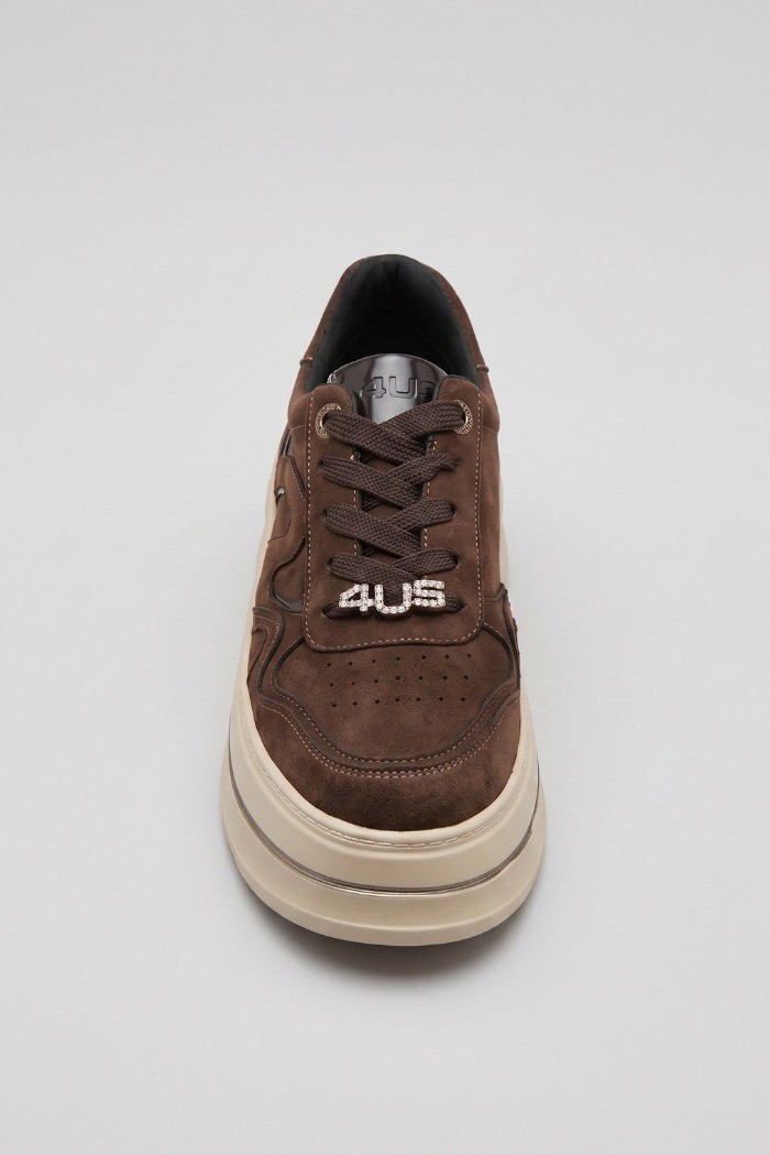 4US Paciotti sneaker platform in suede 4BX261 [6cb06b8d]