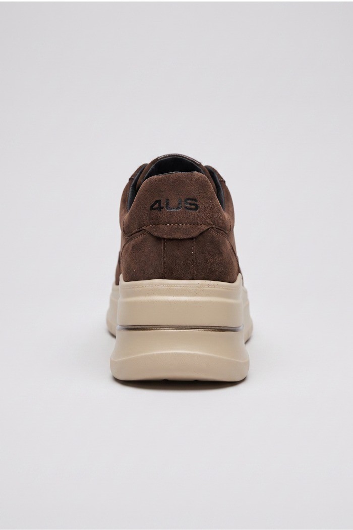 4US Paciotti sneaker platform in suede 4BX261 [69e02c93]