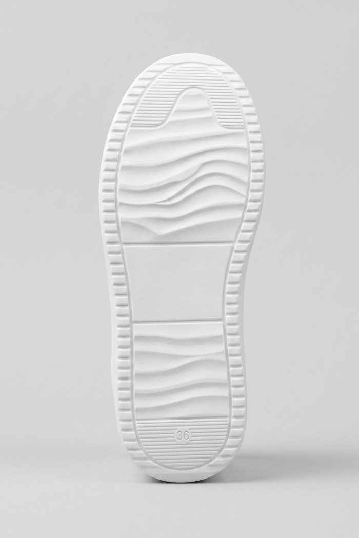 4US Paciotti sneaker in pelle con fondo alto 4BX258 [68b149d6]