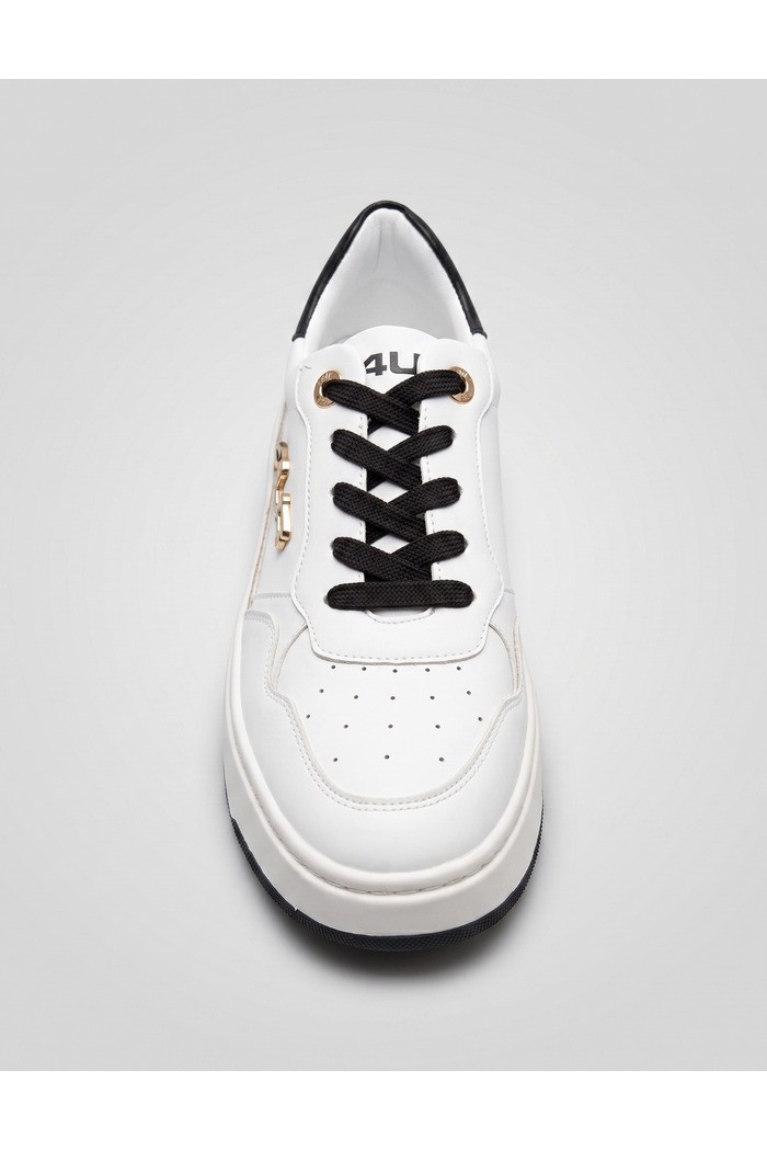 4US Paciotti sneakers in pelle con fondo alto 4BX265 [4dbfee7d]