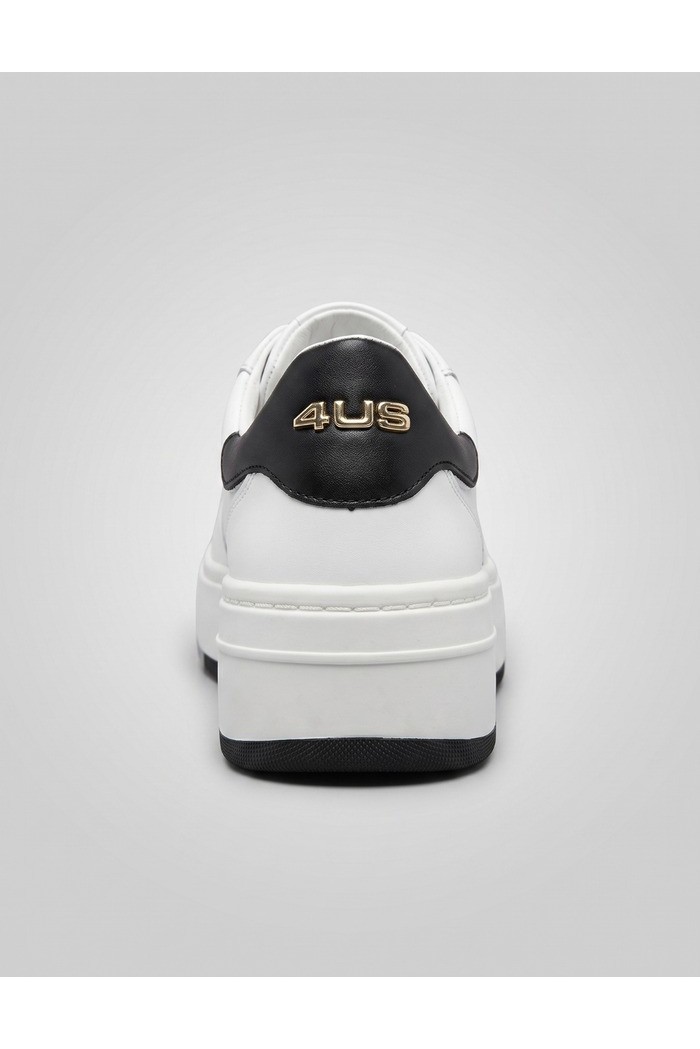4US Paciotti sneakers in pelle con fondo alto 4BX265 [48efa963]
