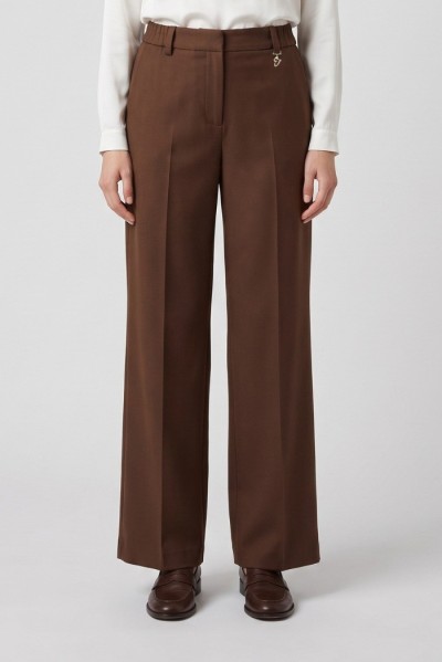 Blash pantaloni palazzo in flanella BS2750105 [493e384e]