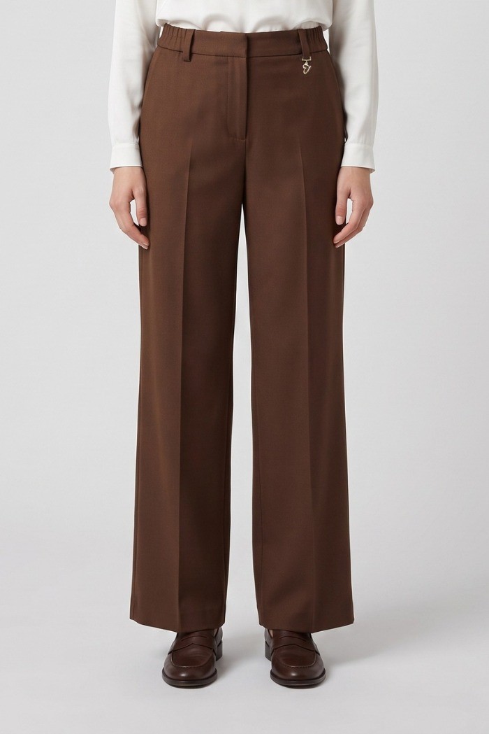 Blash pantaloni palazzo in flanella BS2750105 [493e384e]
