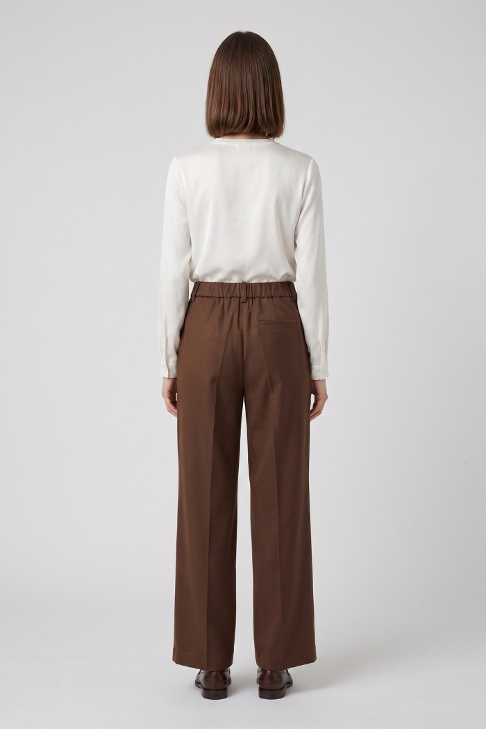 Blash pantaloni palazzo in flanella BS2750105 [90187b43]