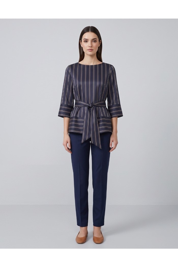 Dairesy casacca rigata con fusciacca FW26DE0031 [e45e0abf]