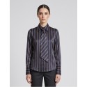 Dairesy camicia rigata con cravattino FW26DE0030 [ac1bd42d]