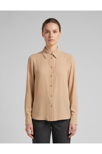 Dairesy camicia in tessuto fluido con bottoni in tono FW26DE0021 — 805219040080597_2