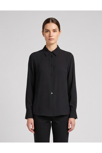 Dairesy camicia in tessuto fluido con bottoni in tono FW26DE0021 — 805219040080597_3