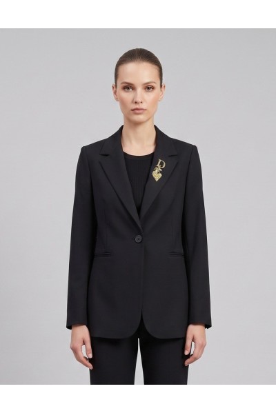 Dairesy giacca monopetto con spille FW26DE0930 — 805219040080589_1