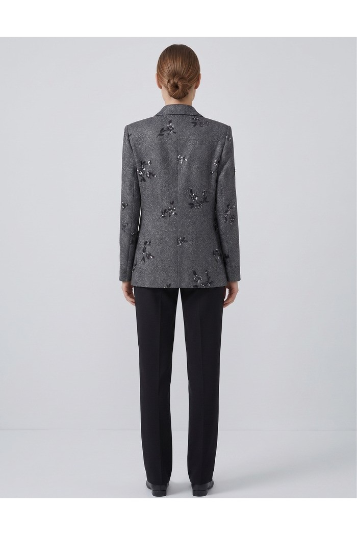 Dairesy giacca ricamata con bottone gioiello FW26DE0003 [15bbebba]