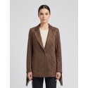 Dairesy giacca in ecocamoscio con frangie FW26D0937 [8f75c4b9]