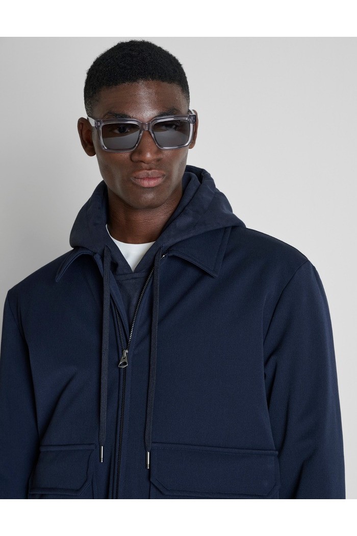 Antony Morato giubbotto relaxed fit con placca logo MMCO00999-FA600332 [ca2a72b5]