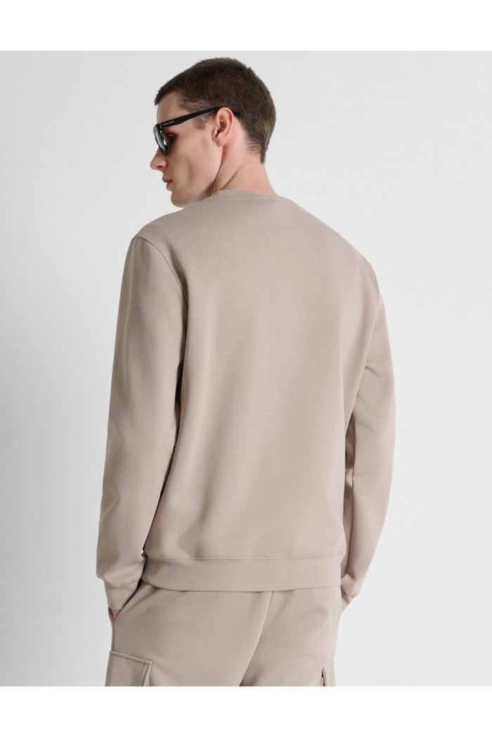 Antony Morato felpa girocollo regular fit in interlock con logo MMFL01175-FA150168 [4ae8d693]
