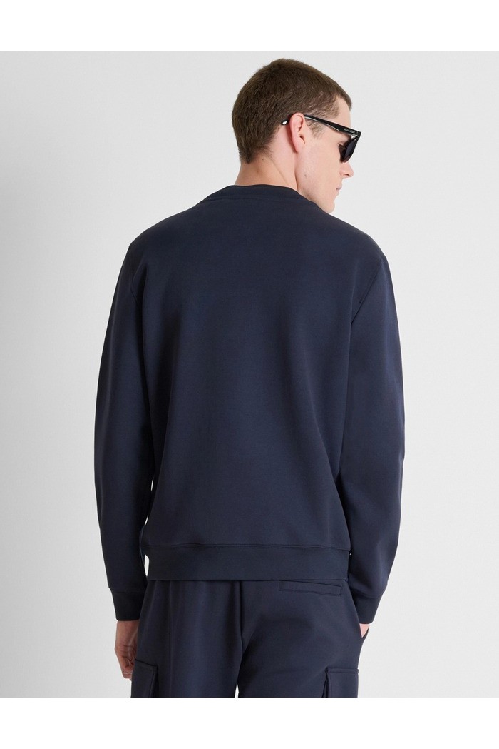 Antony Morato felpa girocollo regular fit in interlock con logo MMFL01175-FA150168 [f520cb9c]