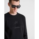 Antony Morato felpa girocollo regular fit in interlock con logo MMFL01175-FA150168 [f2210812]