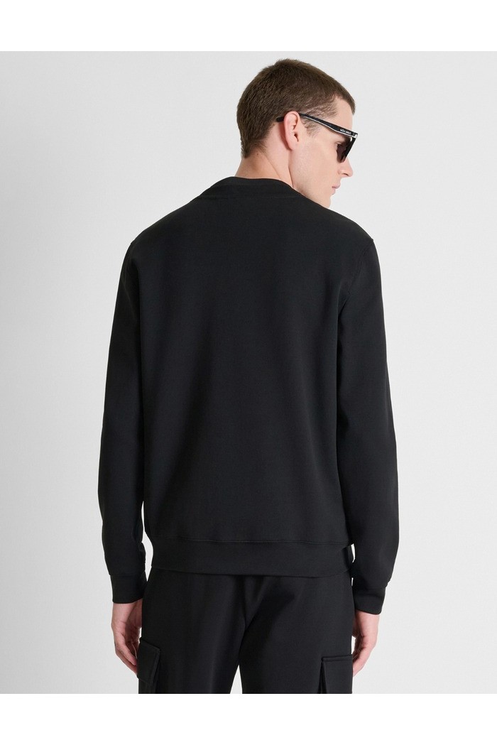 Antony Morato felpa girocollo regular fit in interlock con logo MMFL01175-FA150168 [453cc916]