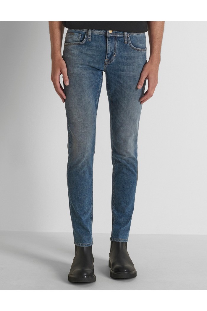 Antony Morato jeans tapered fit in blue denim Ozzy MMDT00241-FA750649-W02325 [3e644e39]