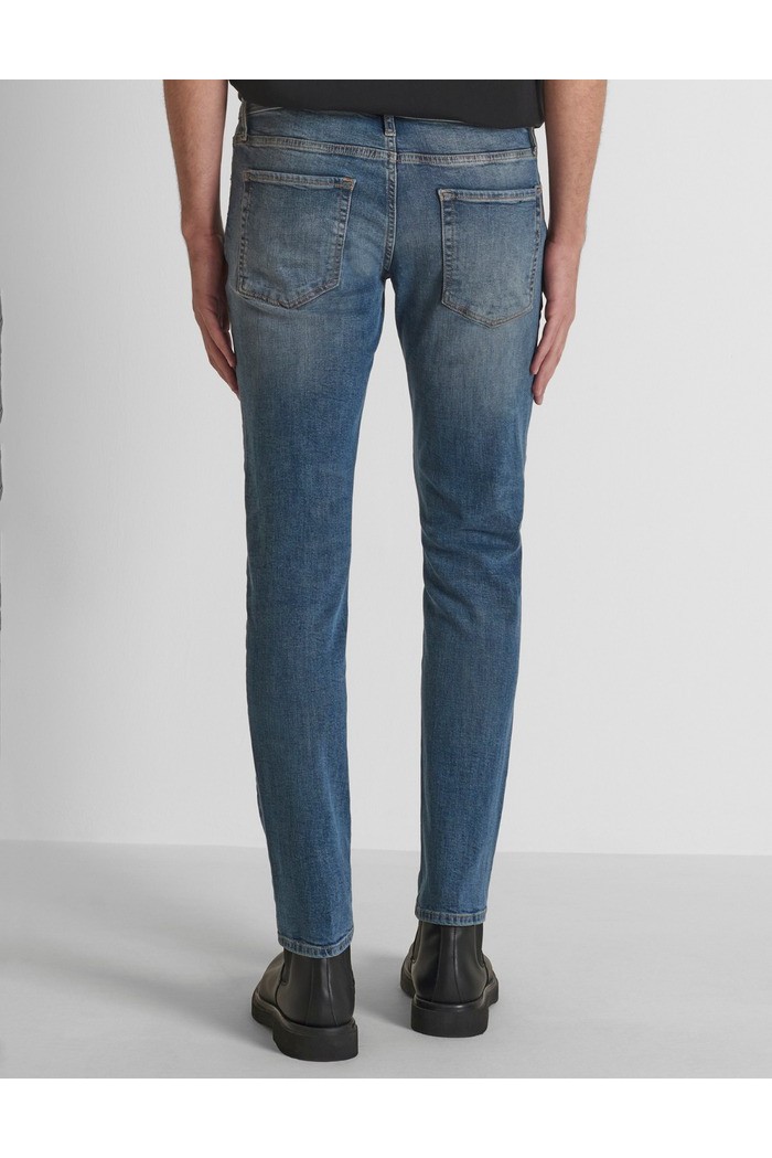 Antony Morato jeans tapered fit in blue denim Ozzy MMDT00241-FA750649-W02325 [e7420d34]