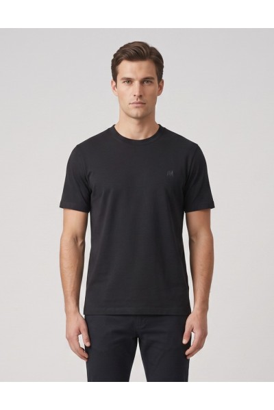 Antony Morato t-shirt regular in jersey con logo MMKS02727-FA100282 — 805219040080695_3