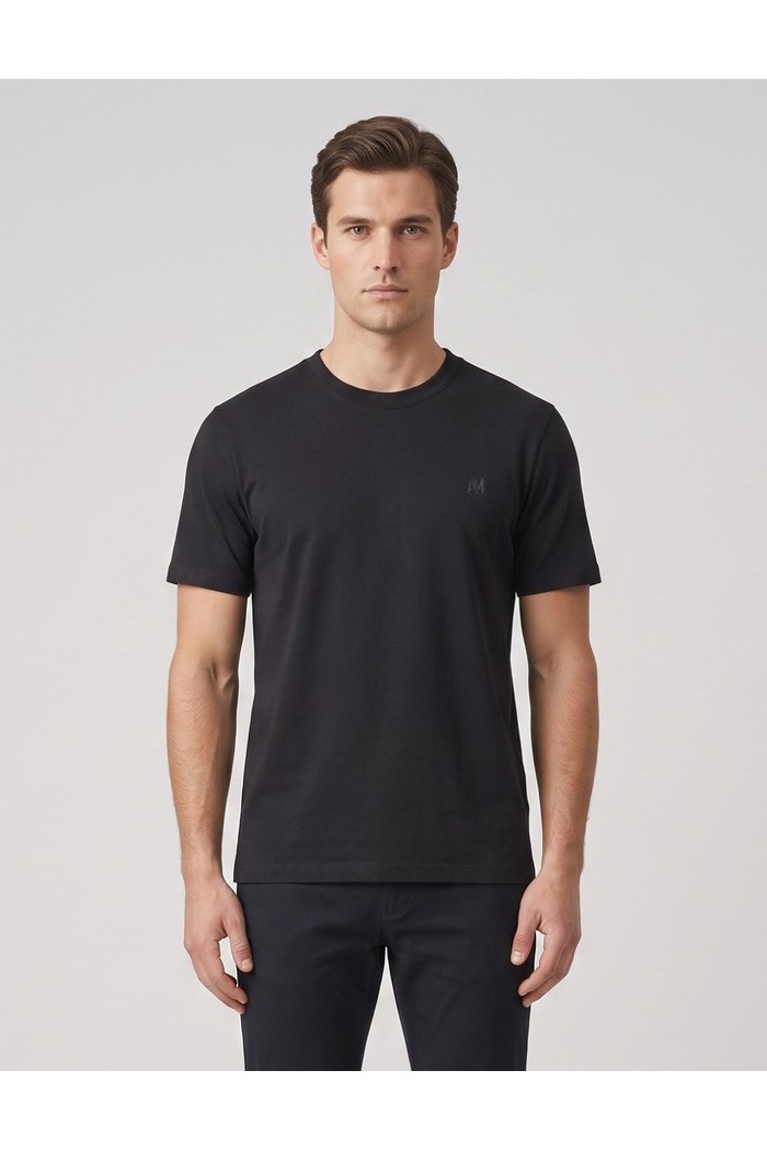 Antony Morato t-shirt regular in jersey con logo MMKS02727-FA100282 [4325935e]
