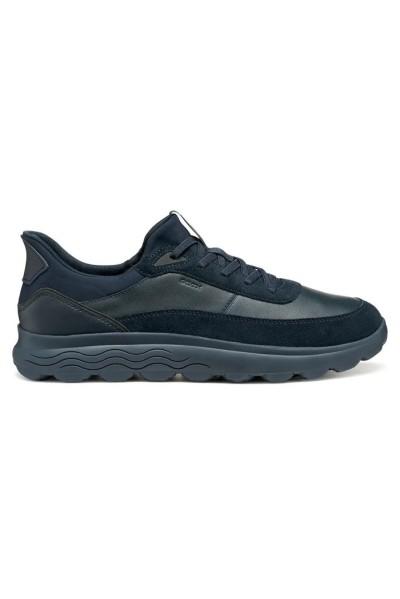 Geox sneaker in nappa e camoscio Spherica Plus U56MPA08522 — 805219040080568_1