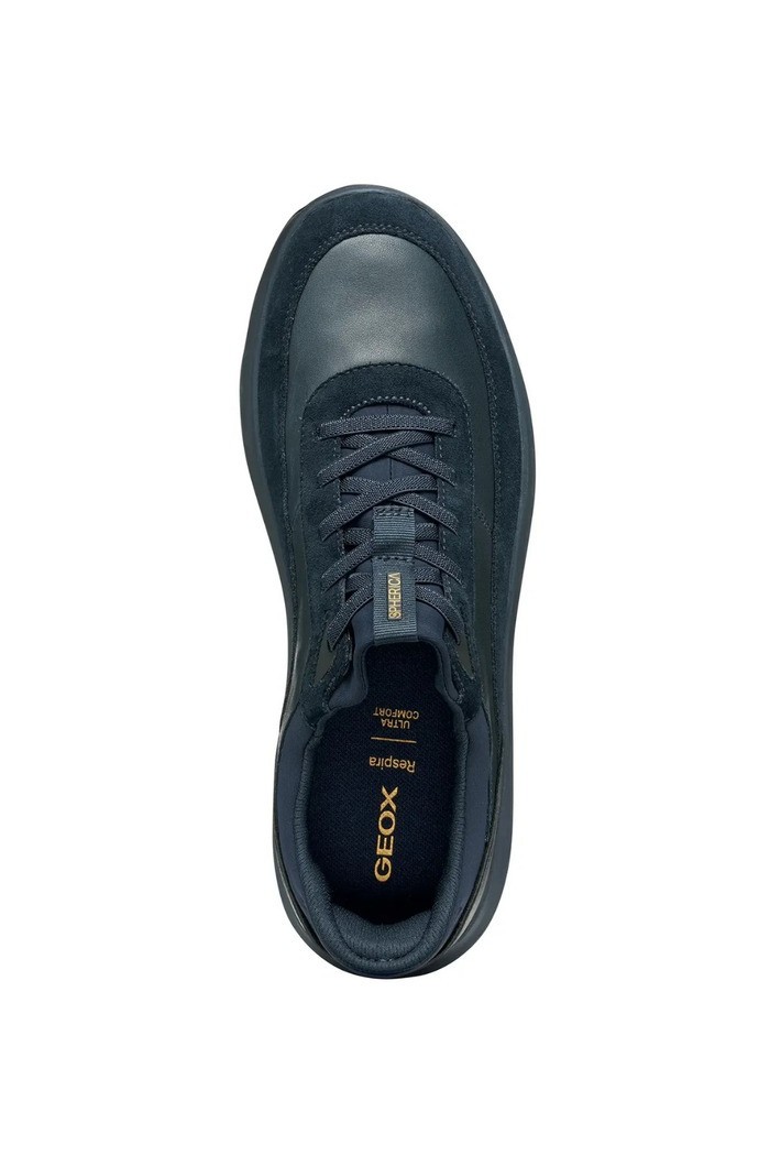 Geox sneaker in nappa e camoscio Spherica Plus U56MPA08522 [b81a221a]