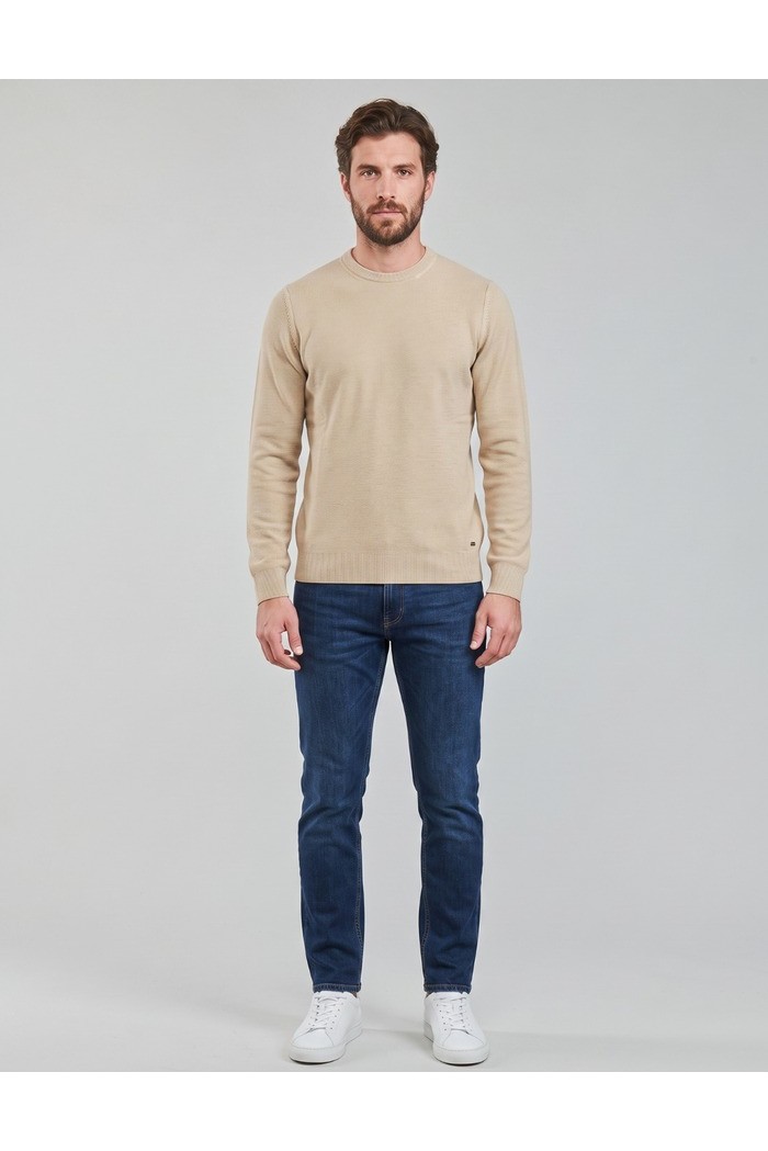 Markup maglia girocollo in misto viscosa punto riso MK9900014 [92835fd5]